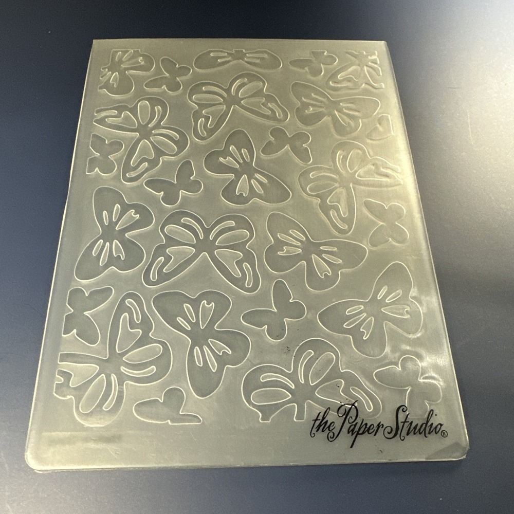 The Paper Studio Embossing Folder Butterflies